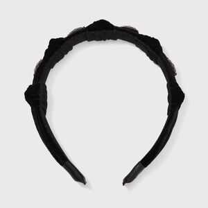 ⭐️ A New Day Black Velvet Rhinestone Headband